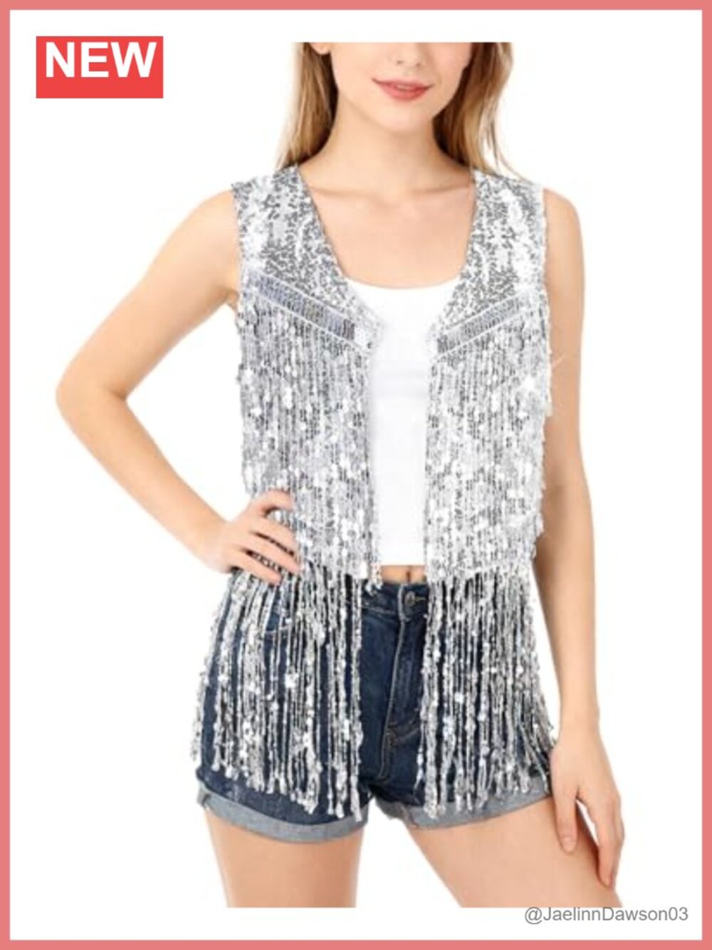 Faux Suede Fringe Vest Sleeveless Open Front Western Cowgirl 70s Hippie Costume